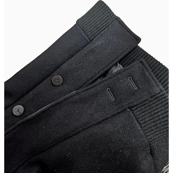 VTG. Hunt Club ~Woman Size12 Petite~ Black Wool Blend Jacket Coat. - Picture 12 of 12